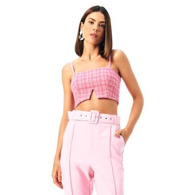 CINNTRE - Top Tweed Rosa