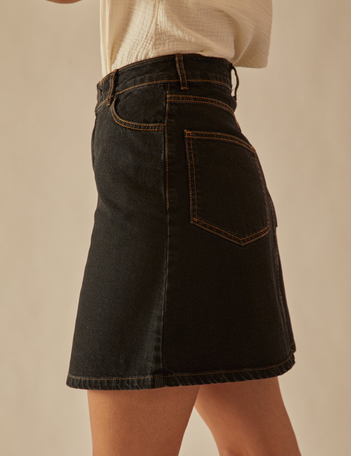 Rotunda - Falda Tini Black