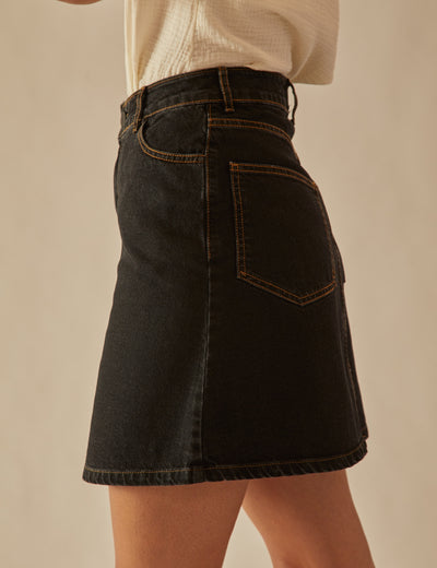 Rotunda - Falda Tini Black