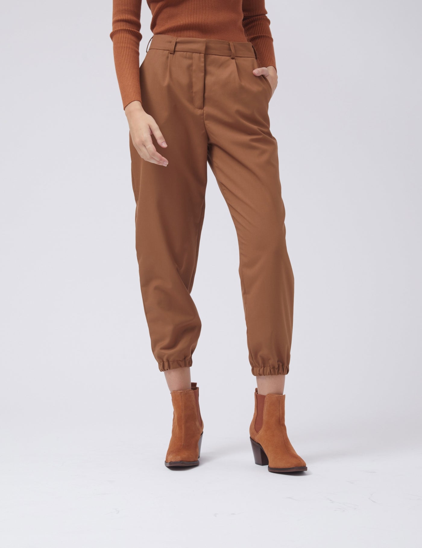 Rotunda - Pantalon Lewy Camel