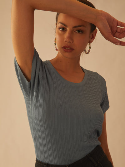 Rotunda - CropTop Botic Light Blue
