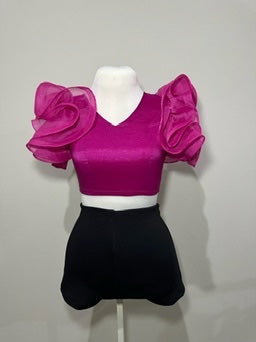 Via Sucesso - Top Tulipan Fucsia