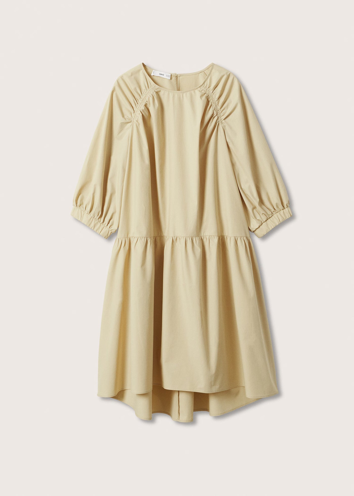 MNG- Vestido Holiday Verde Manzana