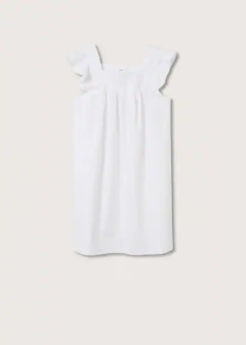 MNG - Vestido 100% algodón Pleat