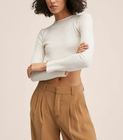 Mango - Pantalon Paul Cognac