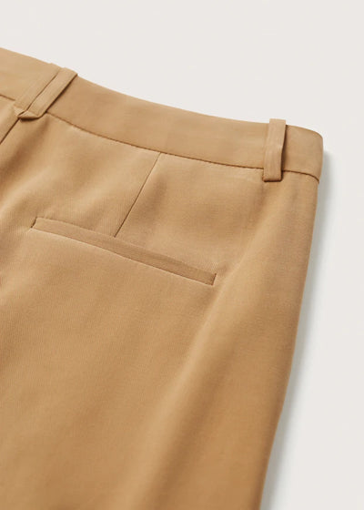 Mango - Pantalon Paul Cognac