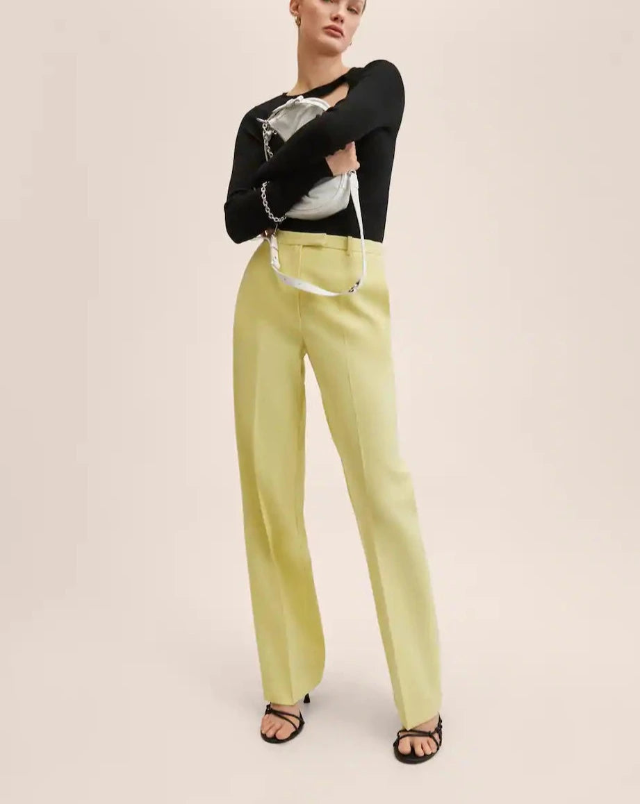 Mango - Pantalon recto Sastrero