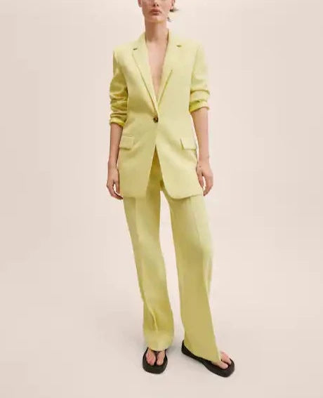 Mango - Pantalon recto Sastrero