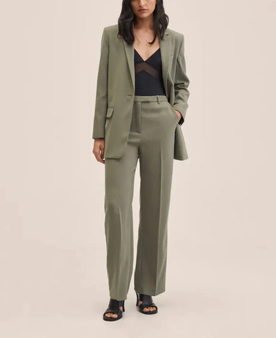 Mango - Pantalón recto