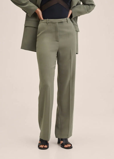 Mango - Pantalón recto