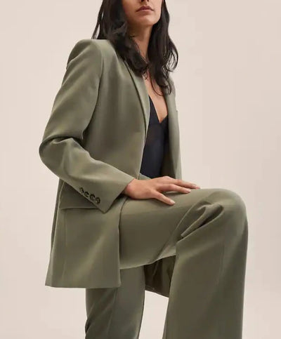 Mango - Pantalón recto
