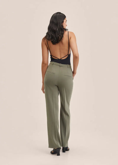 Mango - Pantalón recto