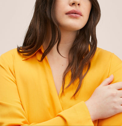 MNG - Vestido camisero lyocell