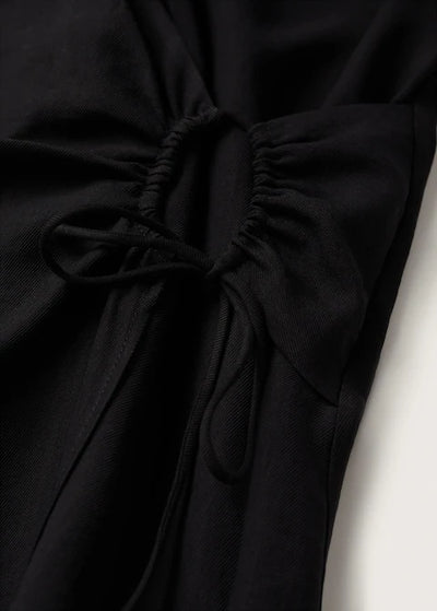 Mango - Vestido camisero lyocell