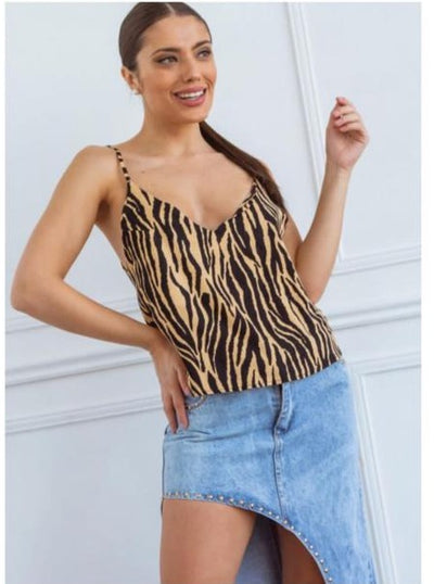 Bernarda - Musculosa Animal Print