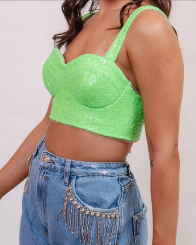 Mia Bakana - LancaPerfume - Top de Lentejuelas