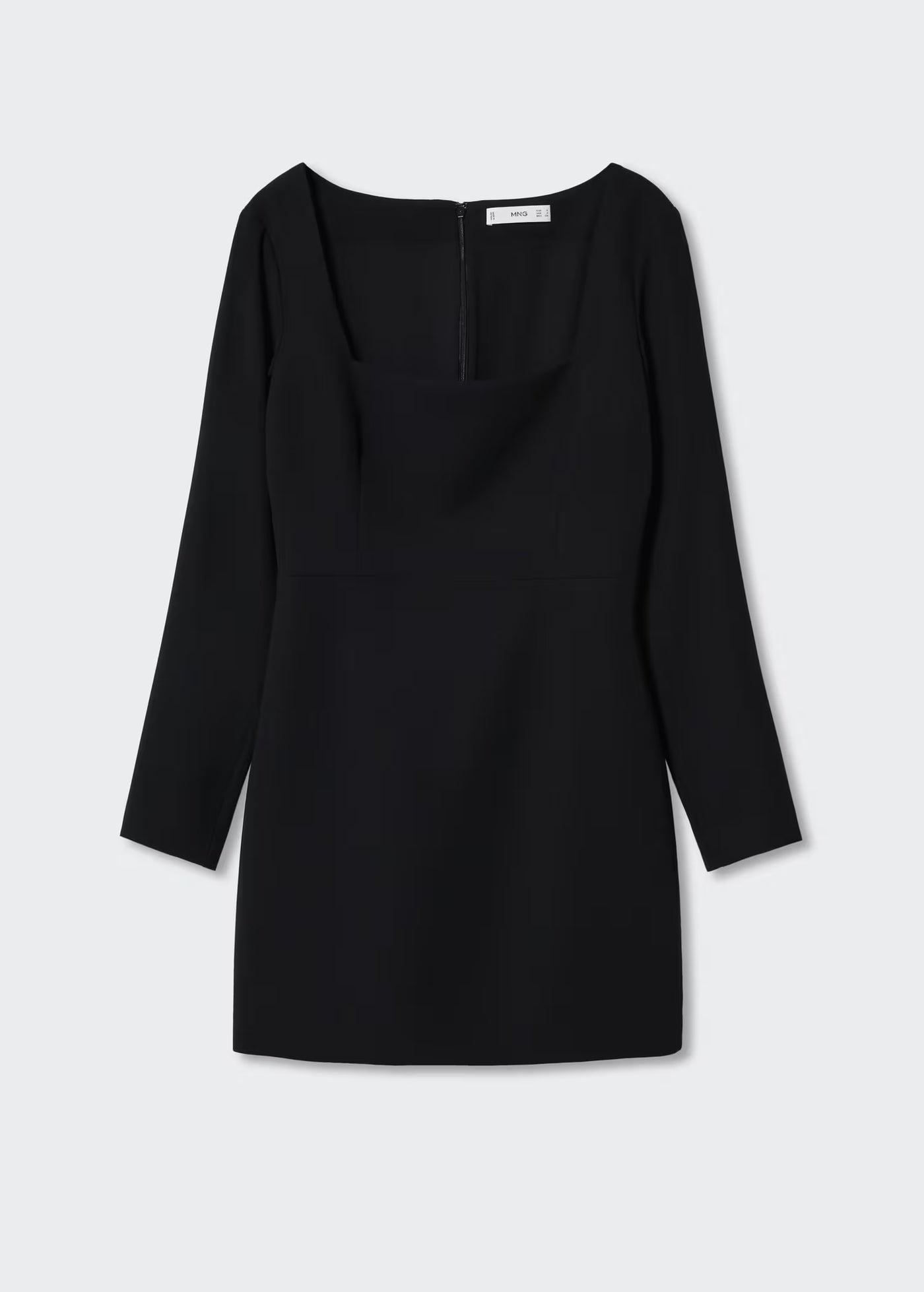 MNG  - Vestido Sky Negro