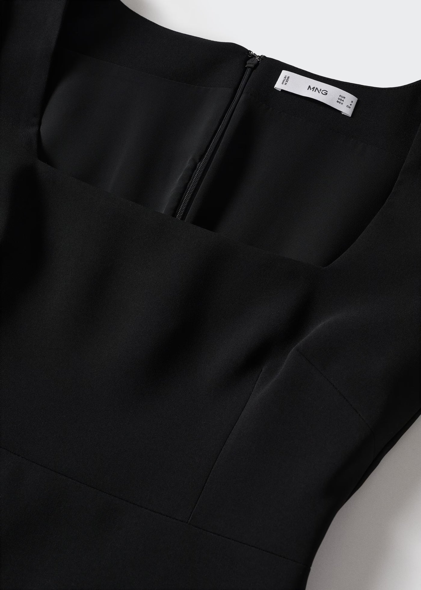 MNG  - Vestido Sky Negro