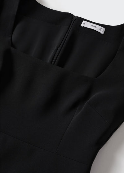 MNG  - Vestido Sky Negro