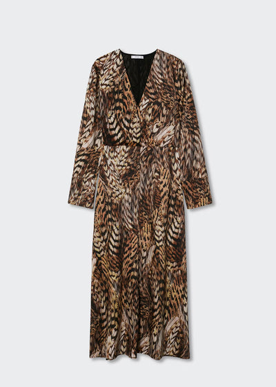 MNG - Vestido Pluma