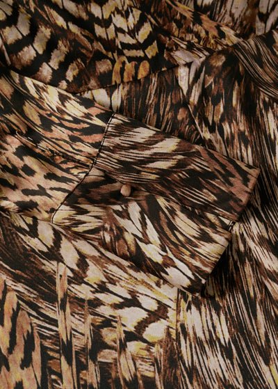 MNG - Vestido Pluma