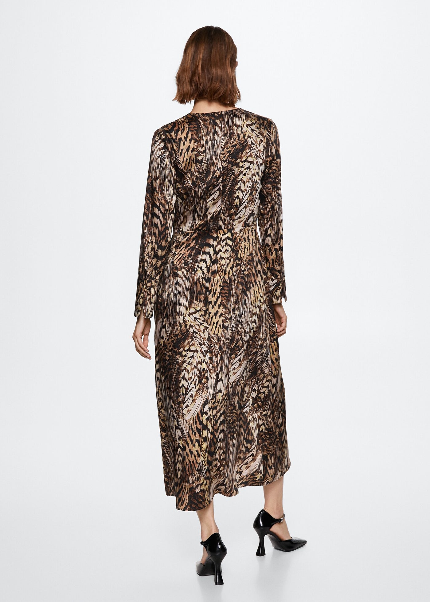 MNG - Vestido Pluma