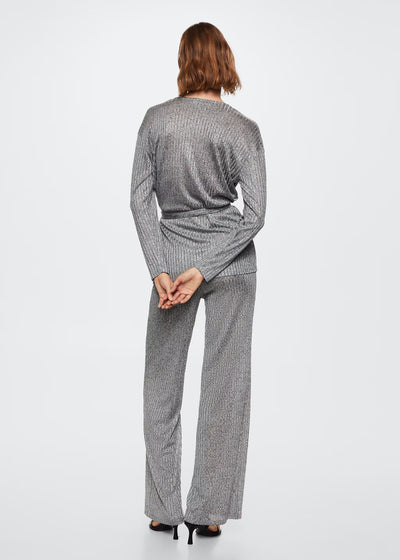 MNG - Cardigan Gala Gris Vigore