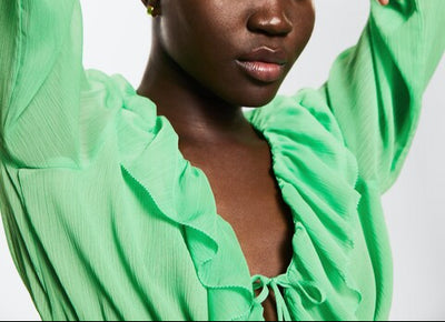 Mango - Blusa Green