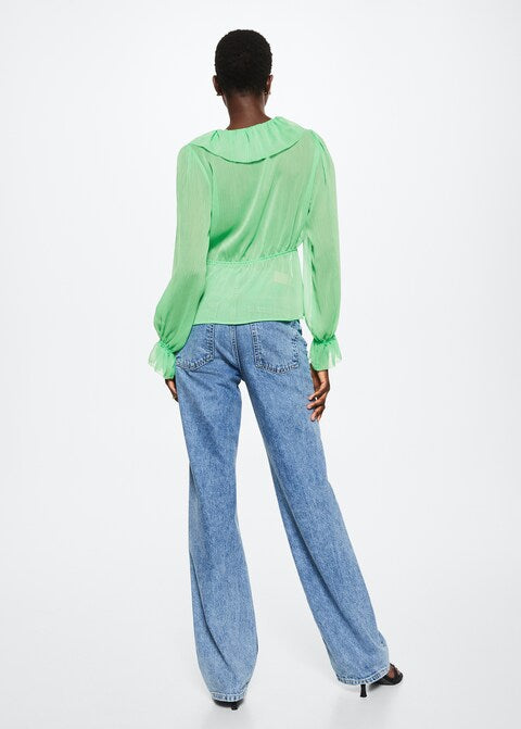 Mango - Blusa Green