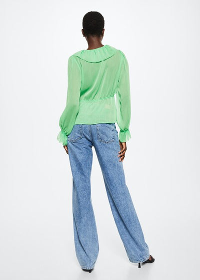Mango - Blusa Green