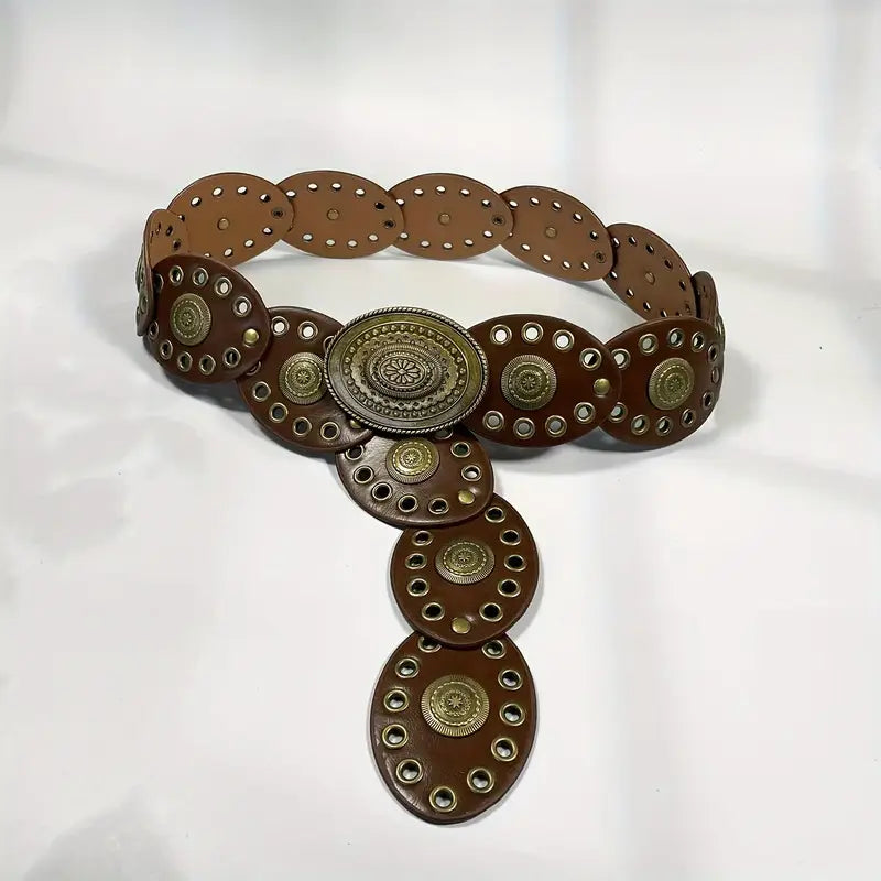 Unico - Cinturon Bohemio Marron