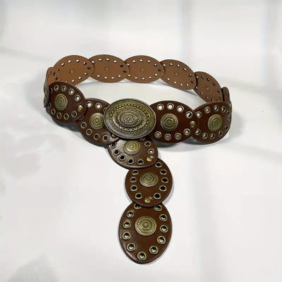Unico - Cinturon Bohemio Marron