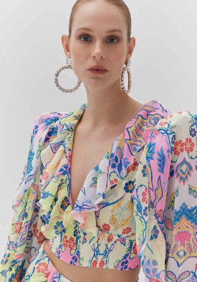 CINNTRE - Amarante - Top Estampado