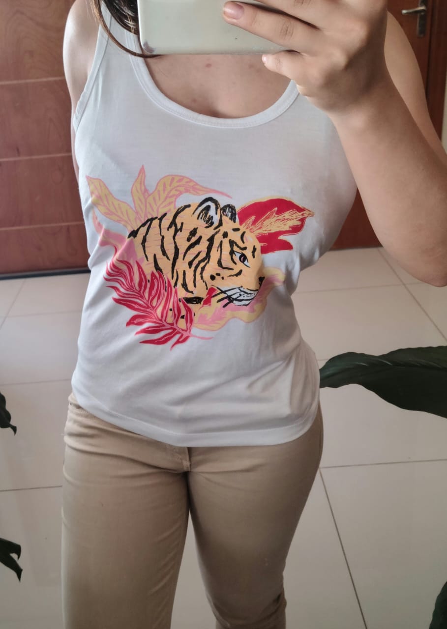 Zhoue - Musculosa Naomi Blanca