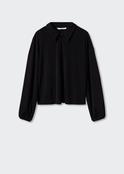MNG - Blusa Buni Negra