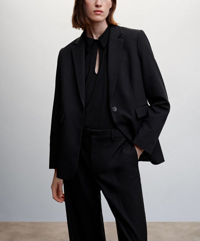 MNG - Blusa Buni Negra