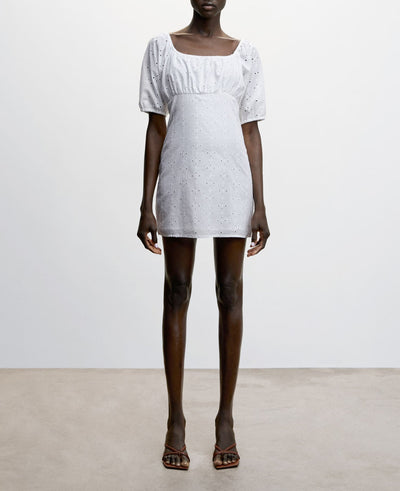 MNG - Vestido Bordi