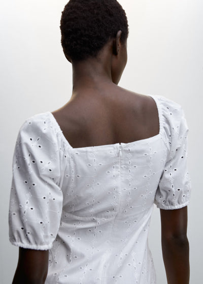 MNG - Vestido Bordi