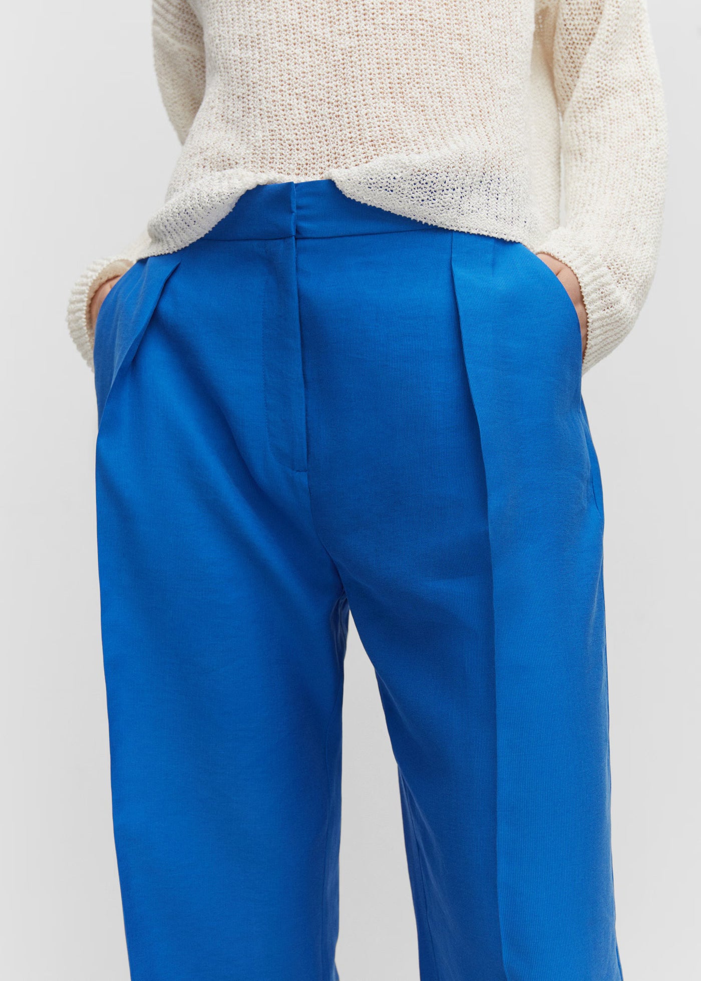 MNG - Pantalon Ela Azul