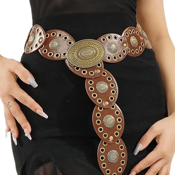 Unico - Cinturon Bohemio Marron