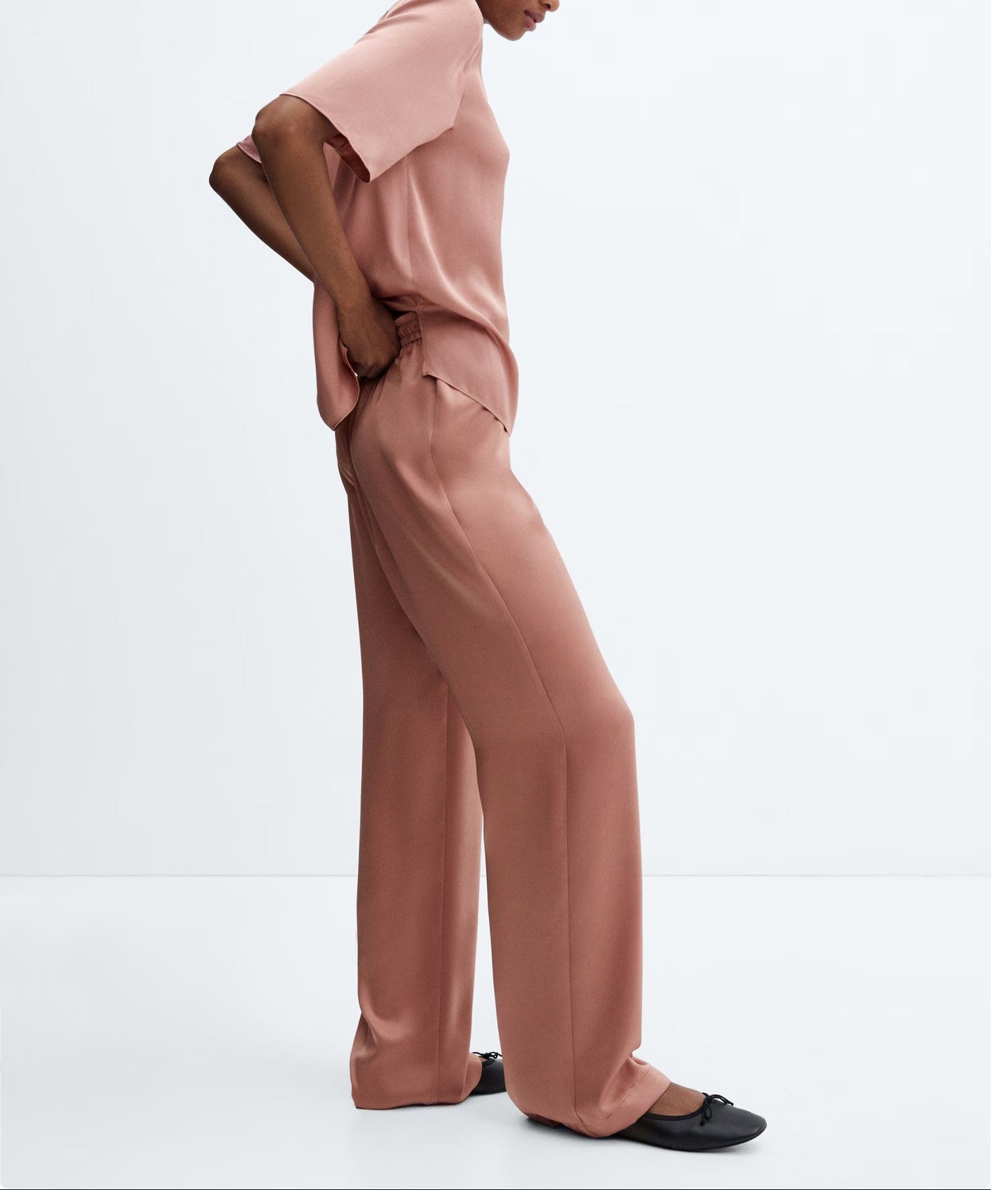 MNG - Pantalon Massim Rosa