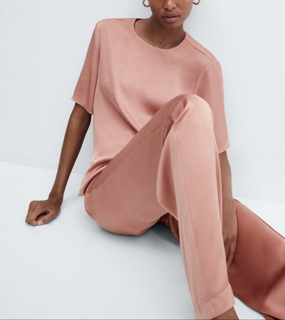 MNG - Pantalon Massim Rosa