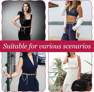 Unico - Cinturon Dorado Turquoise