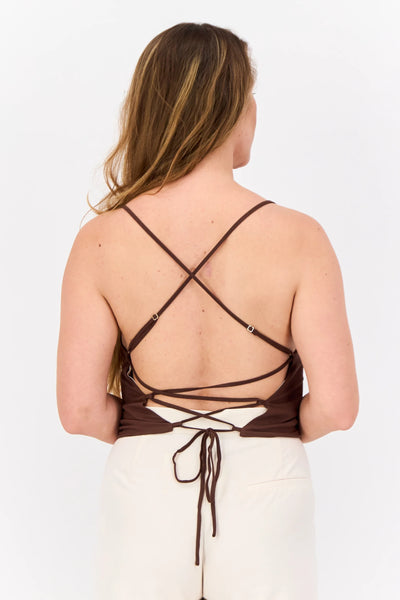 MNG - Top espalda cruzada