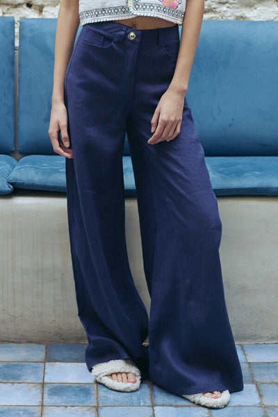 Project-White - Pantalon Cerdeña Azul