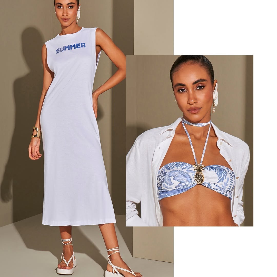 CINNTRE - Bikini Piña Azul