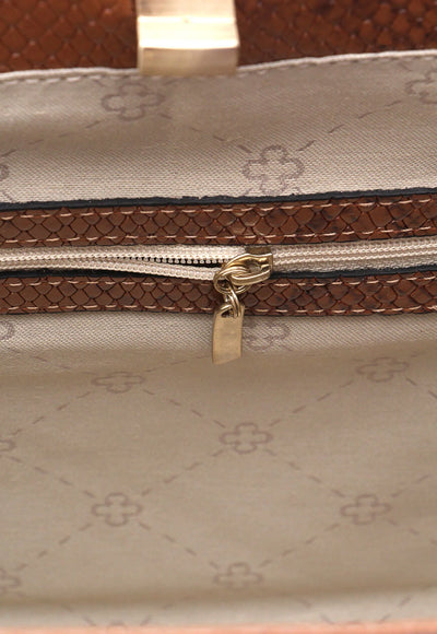 Capodarte -  Bolso Capodarte Cobra Beige