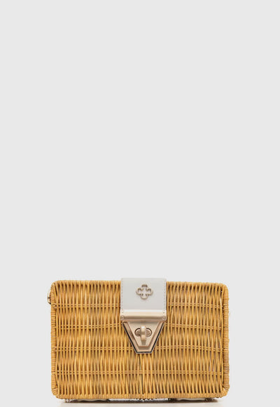 Capodarte -  Clutch Capodarte De Mimbre Natural