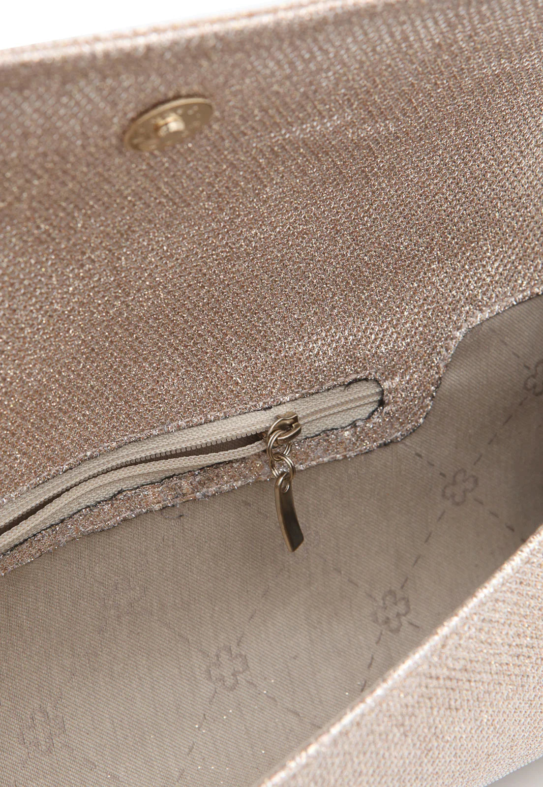 Capodarte - Clutch Capodarte Lúrex Dorado