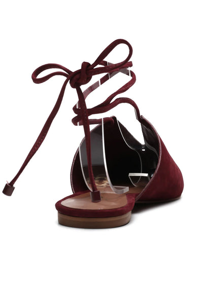 Capodarte - Zapato de Cuero con Amarraciones Amarrone